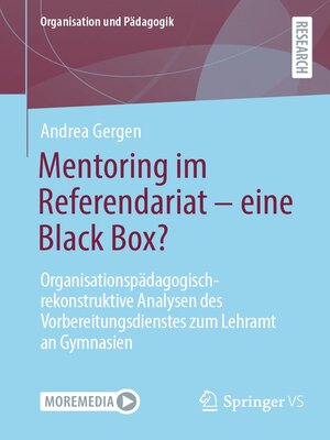 cover image of Mentoring im Referendariat--eine Black Box?